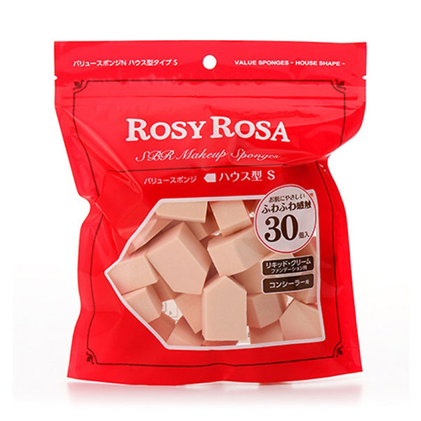 ROSY ROSA五角形专业化妆海绵粉扑五角形30入