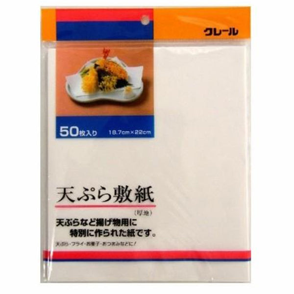 日本制天妇罗油炸食品煲汤吸油纸食品级50枚