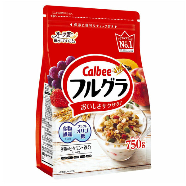 日本卡乐B水果谷物营养麦片750g