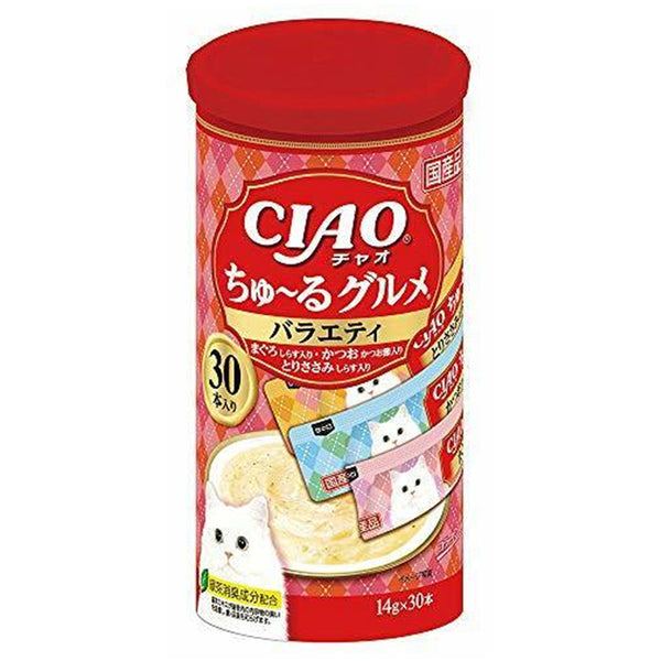 日本CIAO 啾嚕肉泥液体 猫零食 30本量贩装