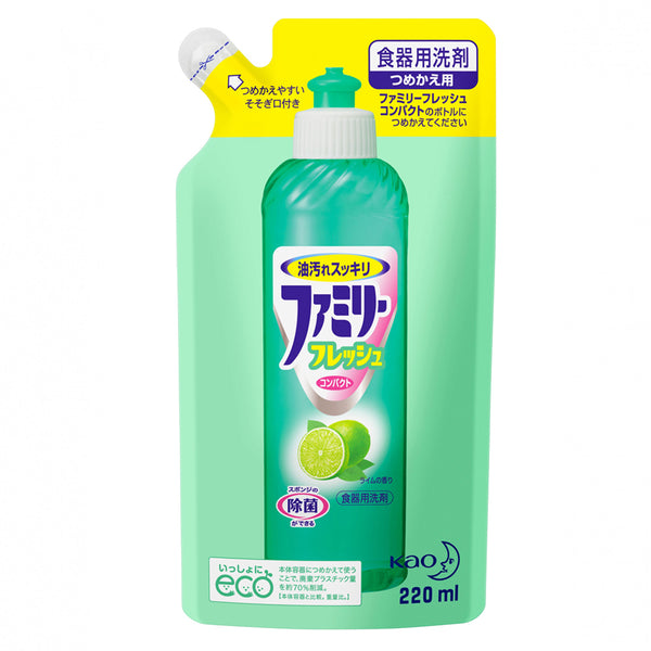 KAO 花王 厨用洗涤液 青柠味替换装  220ml