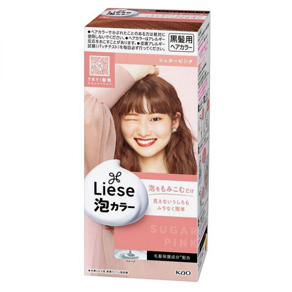 KAO花王 LIESE PRETTIA泡沫染发剂 糖果粉色