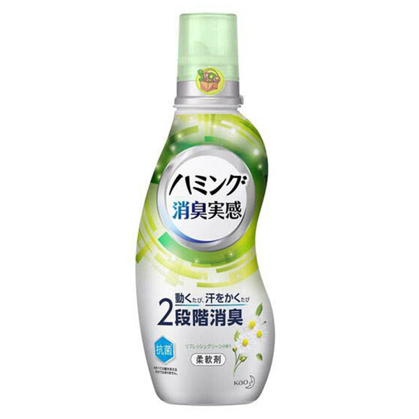 KAO花王 消臭實感消臭衣物柔軟精綠色 530ML