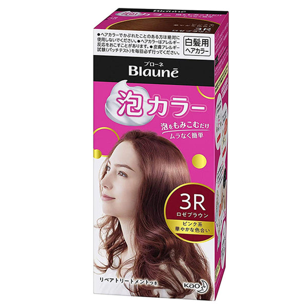 KAO花王Blaune 白发用泡沫染发剂-色号3R