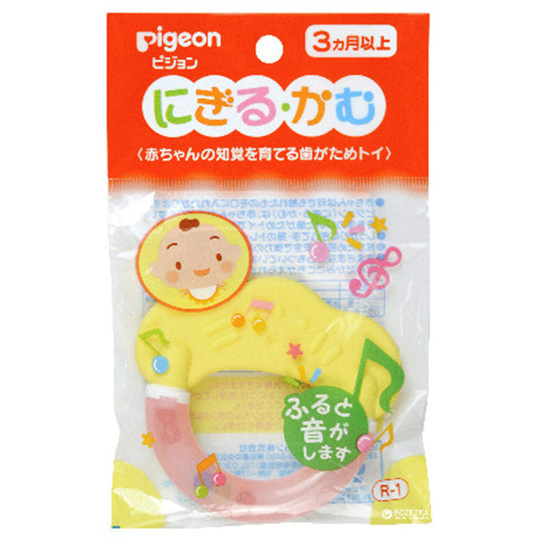 PIGEON贝亲 嬰兒咬牙膠食品材料3個月起環形