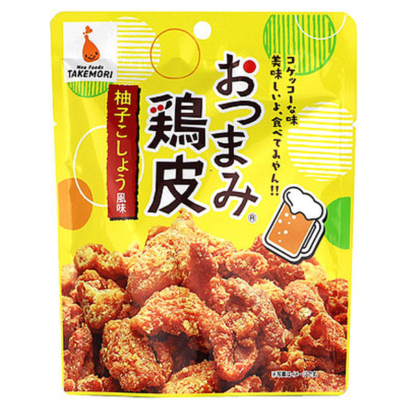 竹森Snack 炸鸡皮小零食 柚子味 50g