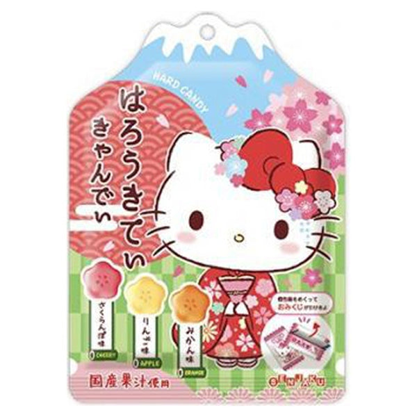 扇雀饴 hello kitty三种水果味糖果61g